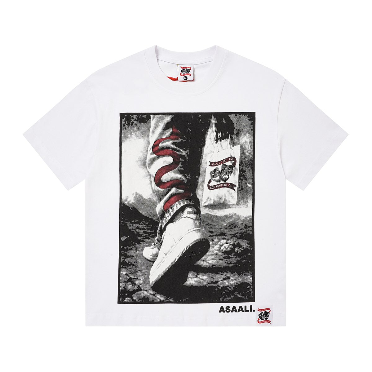 ASAALL Black and Red Front Graphic T-Shirt ¡ª hero