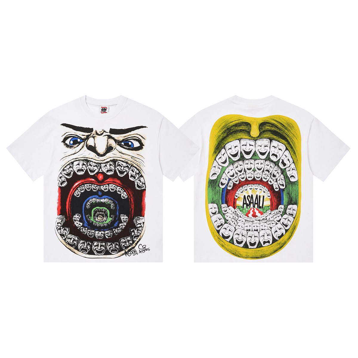 ASAALL Mouth Mask Graphic Short-Sleeve T-Shirt ¡ª hero