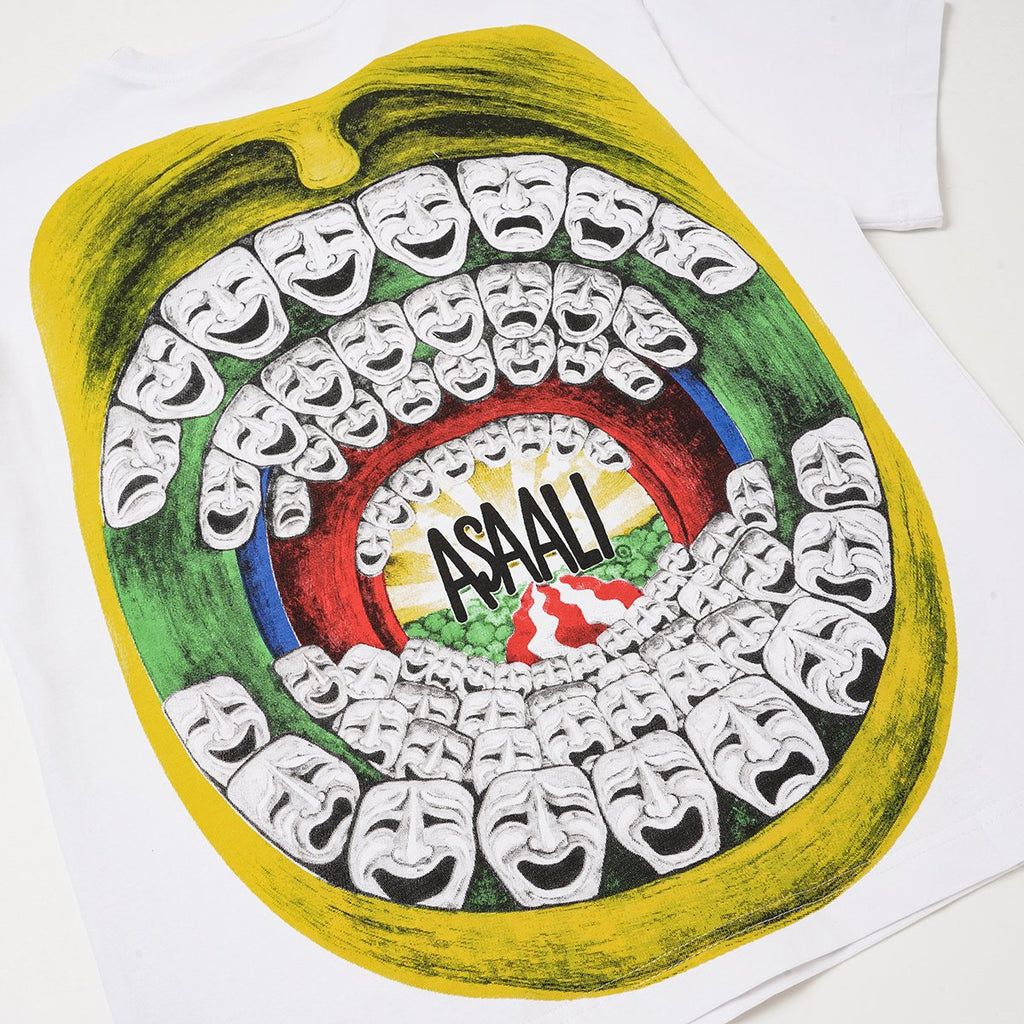 ASAALL Mouth Mask Graphic Short-Sleeve T-Shirt ¡ª detail