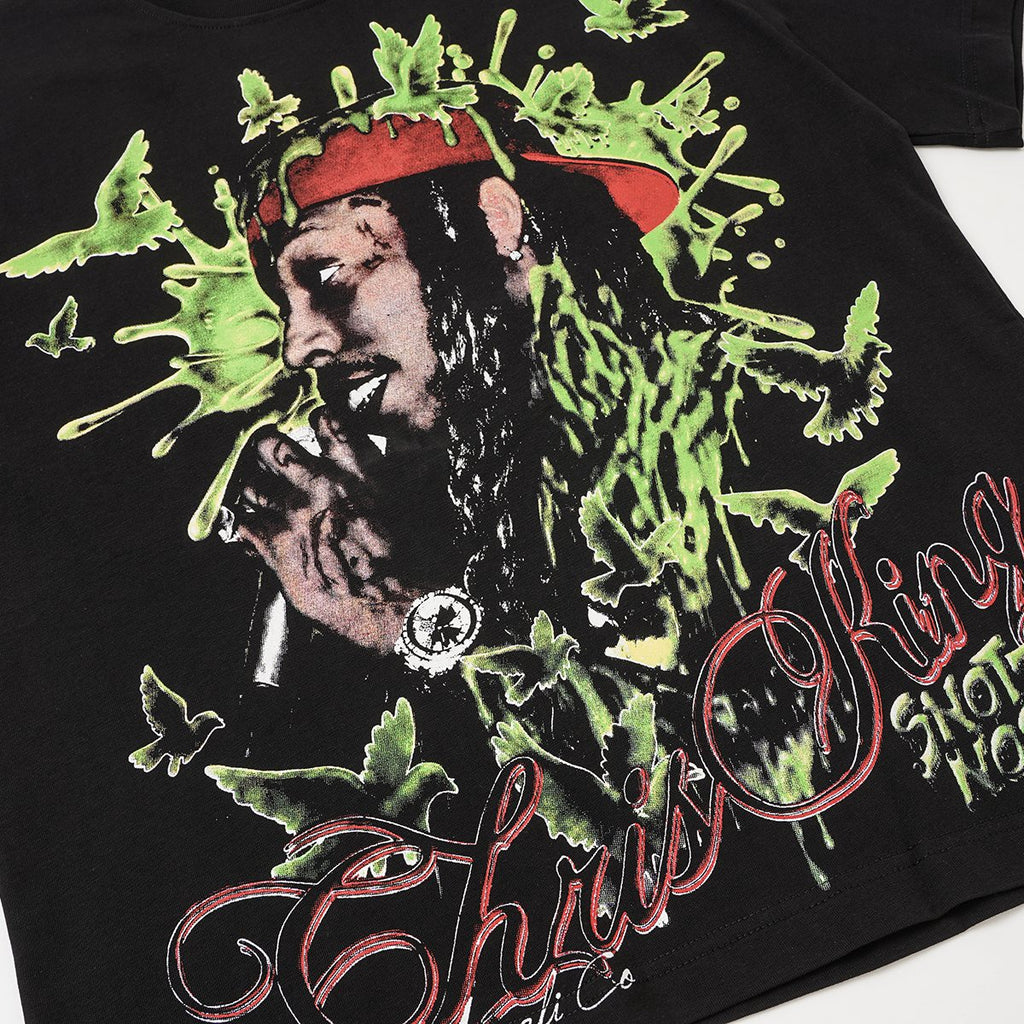 ASAALL Portrait Graphic Short-Sleeve T-Shirt ¡ª detail