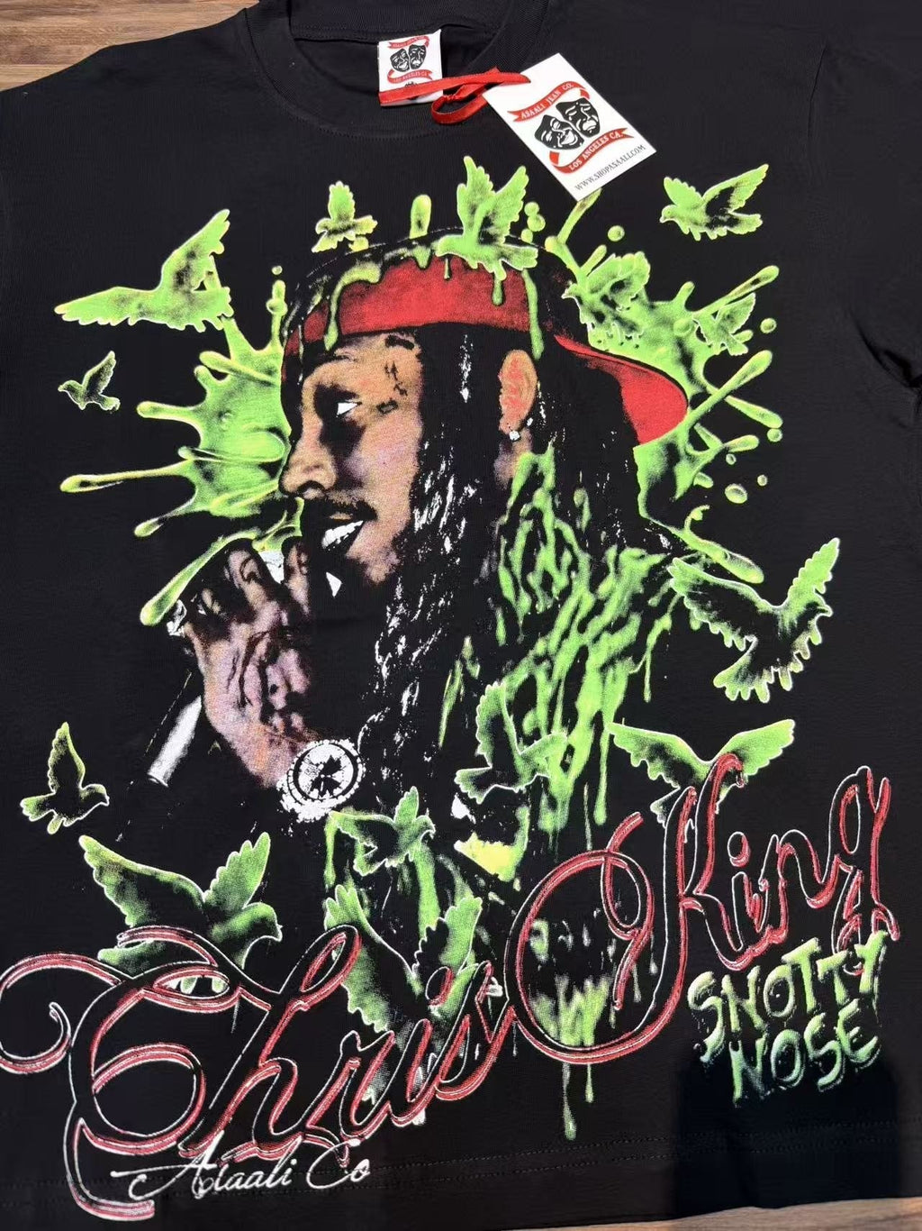 ASAALL Portrait Graphic Short-Sleeve T-Shirt ¡ª detail