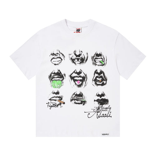ASAALL Eye & Mouth Graphic Short-Sleeve T-Shirt ¡ª hero