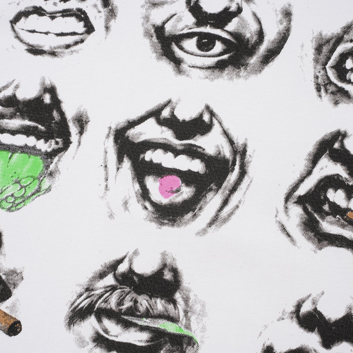 ASAALL Eye & Mouth Graphic Short-Sleeve T-Shirt ¡ª detail