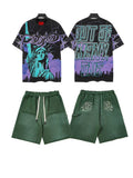 Godspeed Out of Many One Statue Tee and Shorts Set ¡ª front