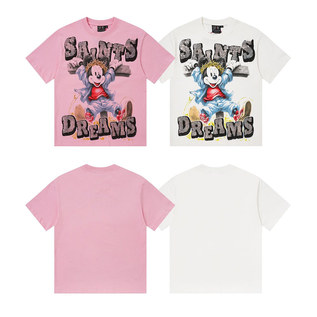 SAINT Dreams Rhinestone Graphic T-Shirt ¡ª context