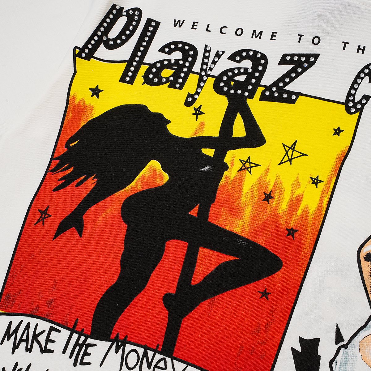 SAINT Playaz Club Graphic T-Shirt ¡ª detail