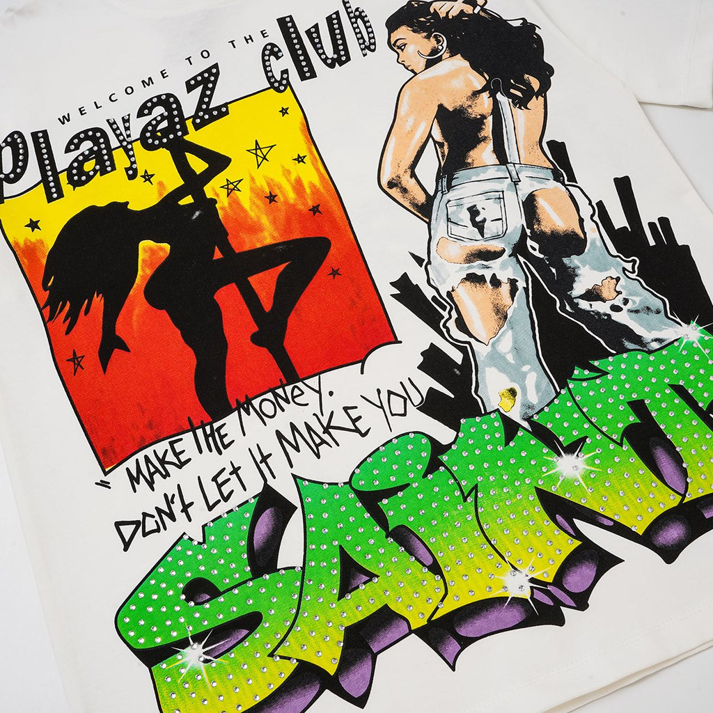 SAINT Playaz Club Graphic T-Shirt ¡ª detail