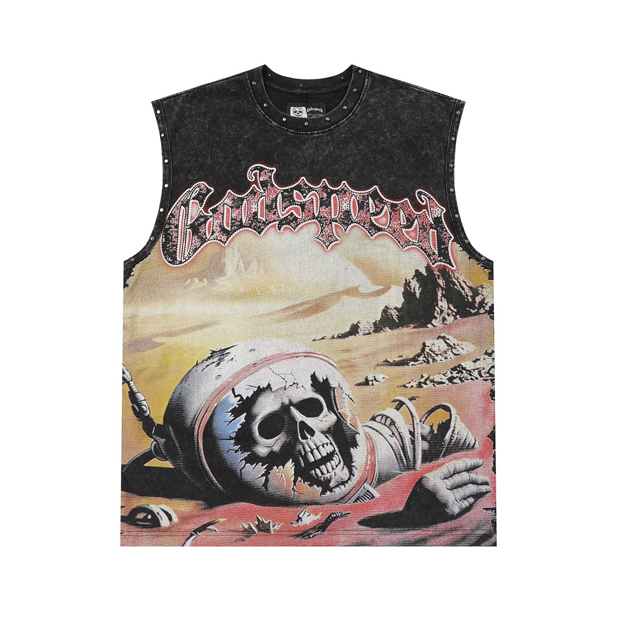 Godspeed Desert Skull Sleeveless T-Shirt ¡ª hero