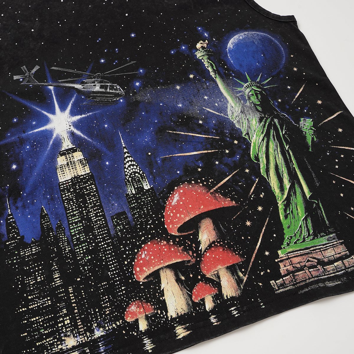 Godspeed Statue of Liberty NYC Sleeveless T-Shirt ¡ª detail