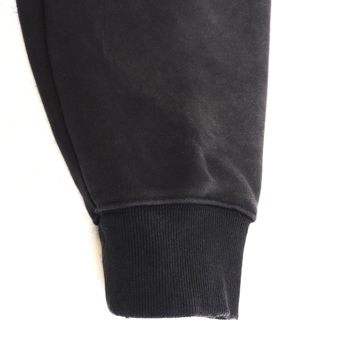 Valley Dreams Washed Black Collegiate Crest Zip Hoodie ¡ª detail