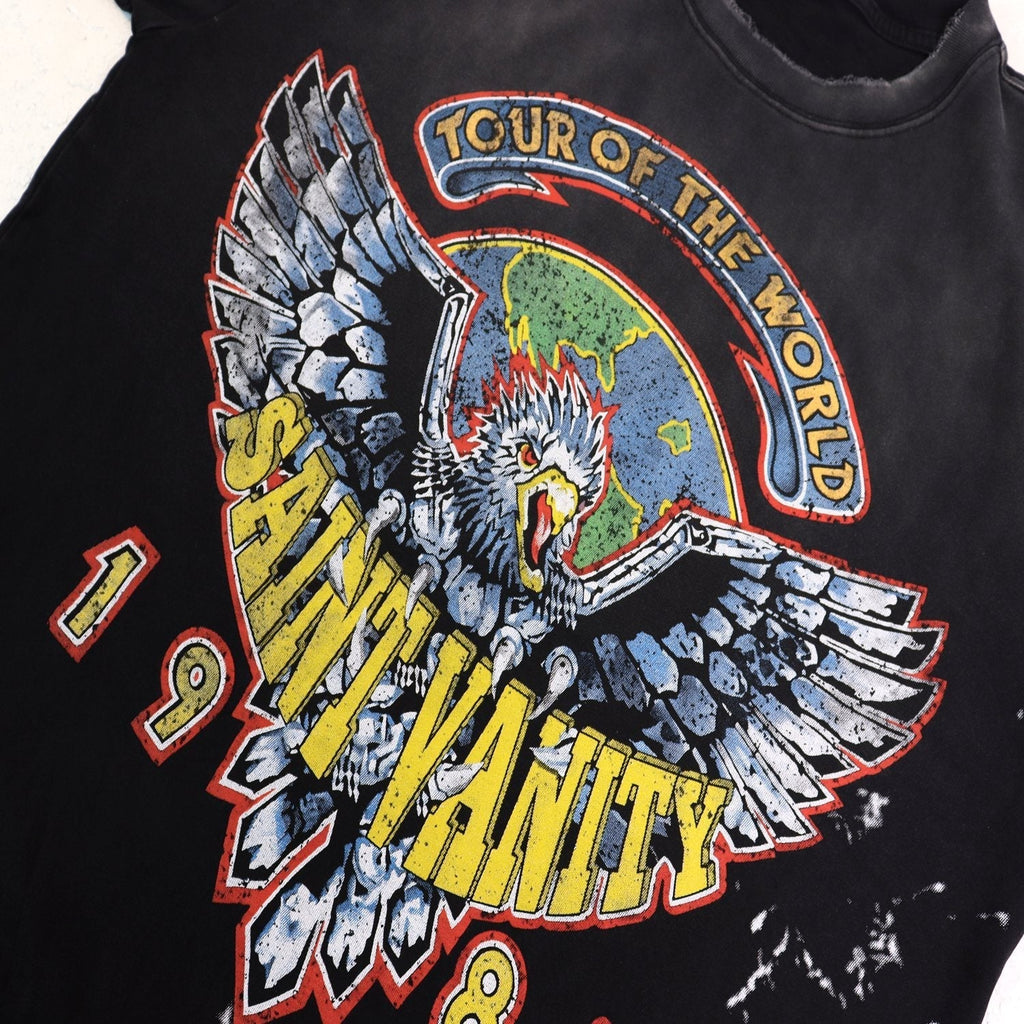SAINT 1984 Tour Eagle Graphic T-Shirt ¡ª detail