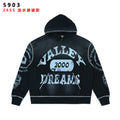 Valley Dreams 2000 Washed Black Graphic Hoodie ¡ª hero