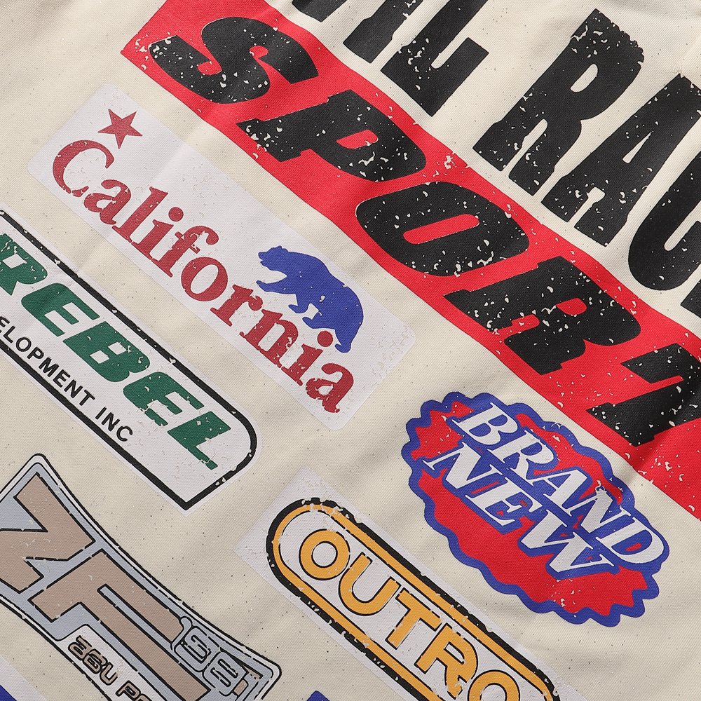 BKYS Revival Evil Racer Cropped Graphic T-Shirt ¡ª detail