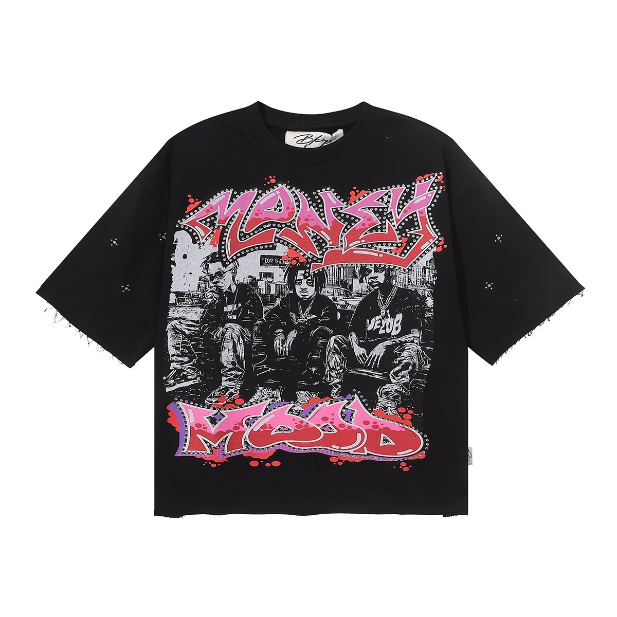 BKYS Revival Money Mood Cropped Graphic T-Shirt ¡ª front