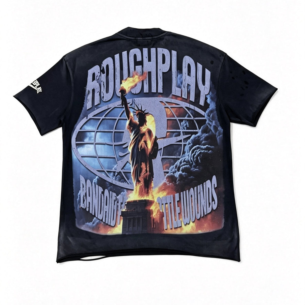 Rough Play Statue of Liberty Graphic T-Shirt ¡ª back