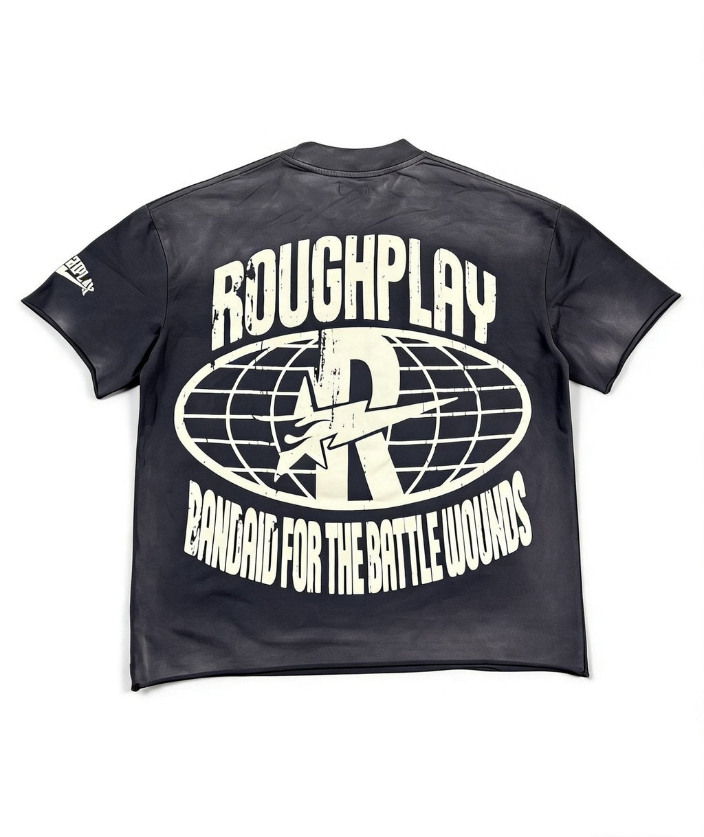 Rough Play Washed Front & Back Graphic T-Shirt ¡ª back