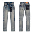 VALABASAS Washed Distressed Blue Jeans ¡ª hero