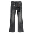 VALABASAS Washed Black Logo Graphic Bootcut Jeans ¡ª hero