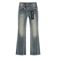 VALABASAS Washed Blue Flared Jeans ¡ª hero