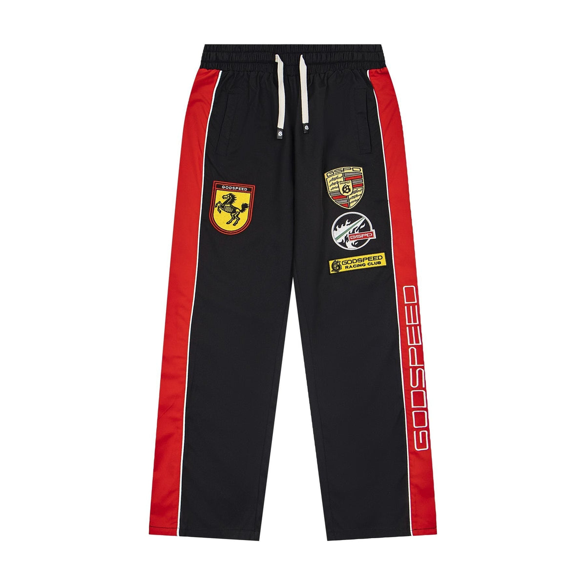 Godspeed Racing Patch Track Pants ¡ª front