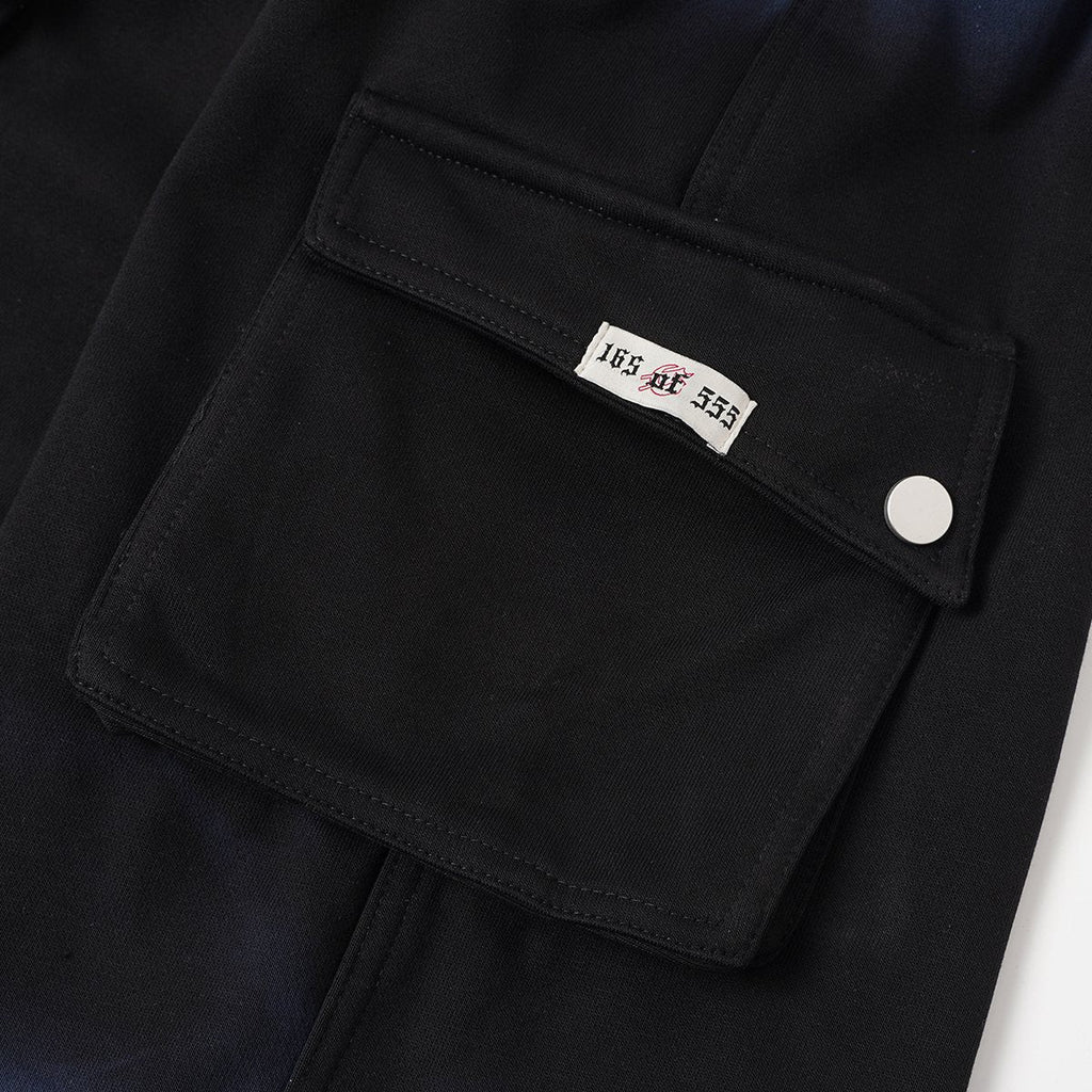 Godspeed Embroidered Cargo Sweat Shorts ¡ª detail