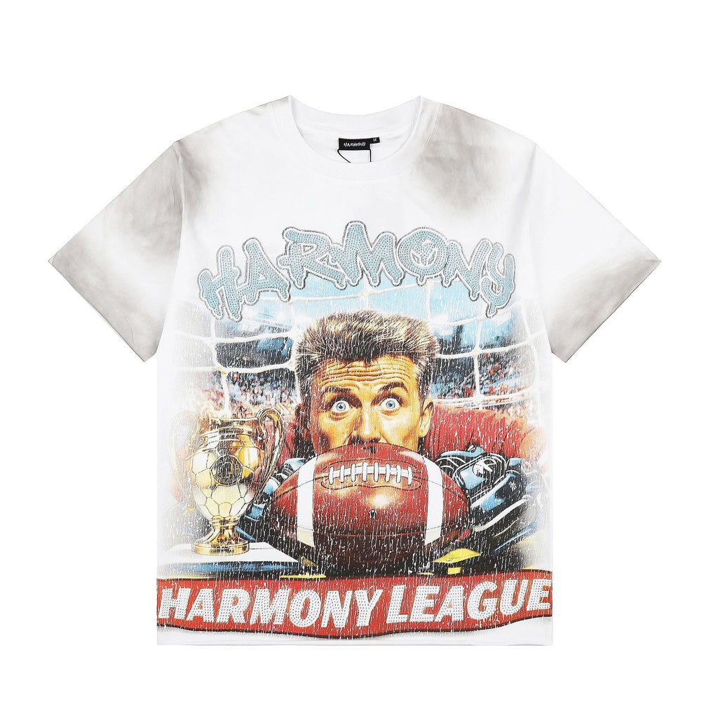 HARMONY Football Graphic T-Shirt ¡ª front