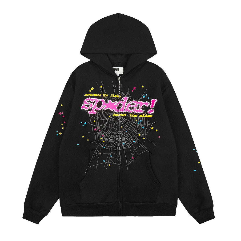 Sp5der Spider-Web Star Zip Hoodie ¡ª hero