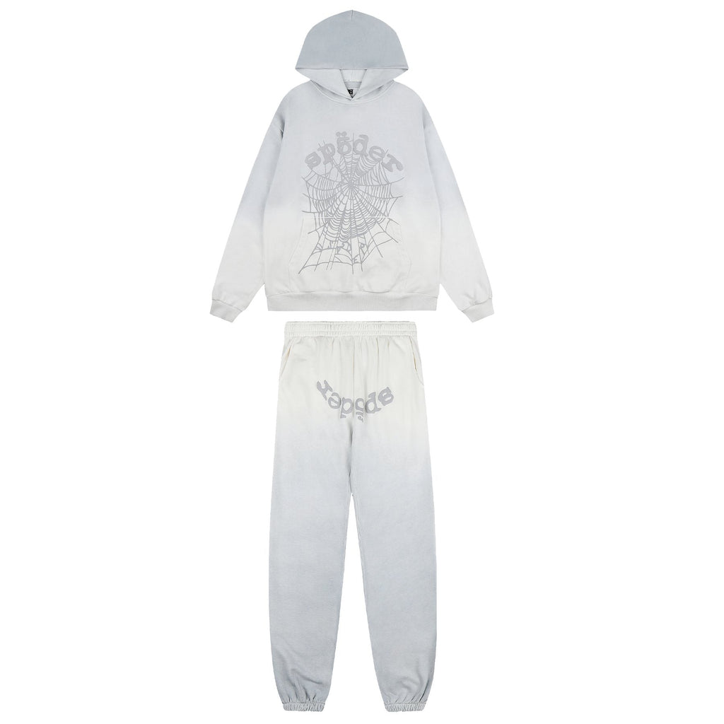 Sp5der Spider Web Hoodie & Sweatpants Set ¡ª front