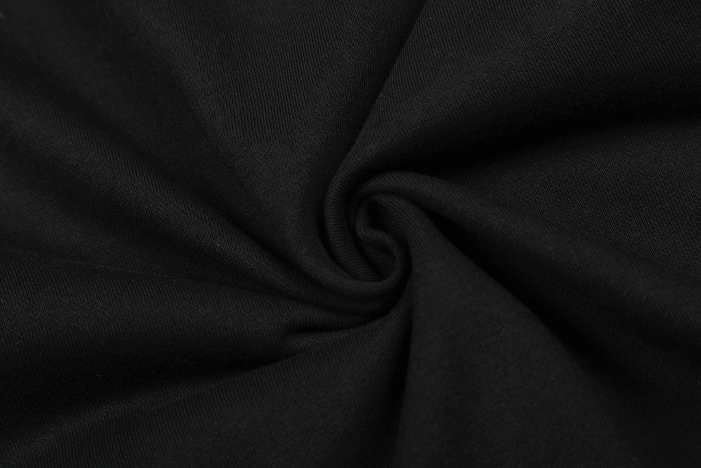 Sp5der Web & Star Graphic Matching Set - Black ¡ª fabric_closeup
