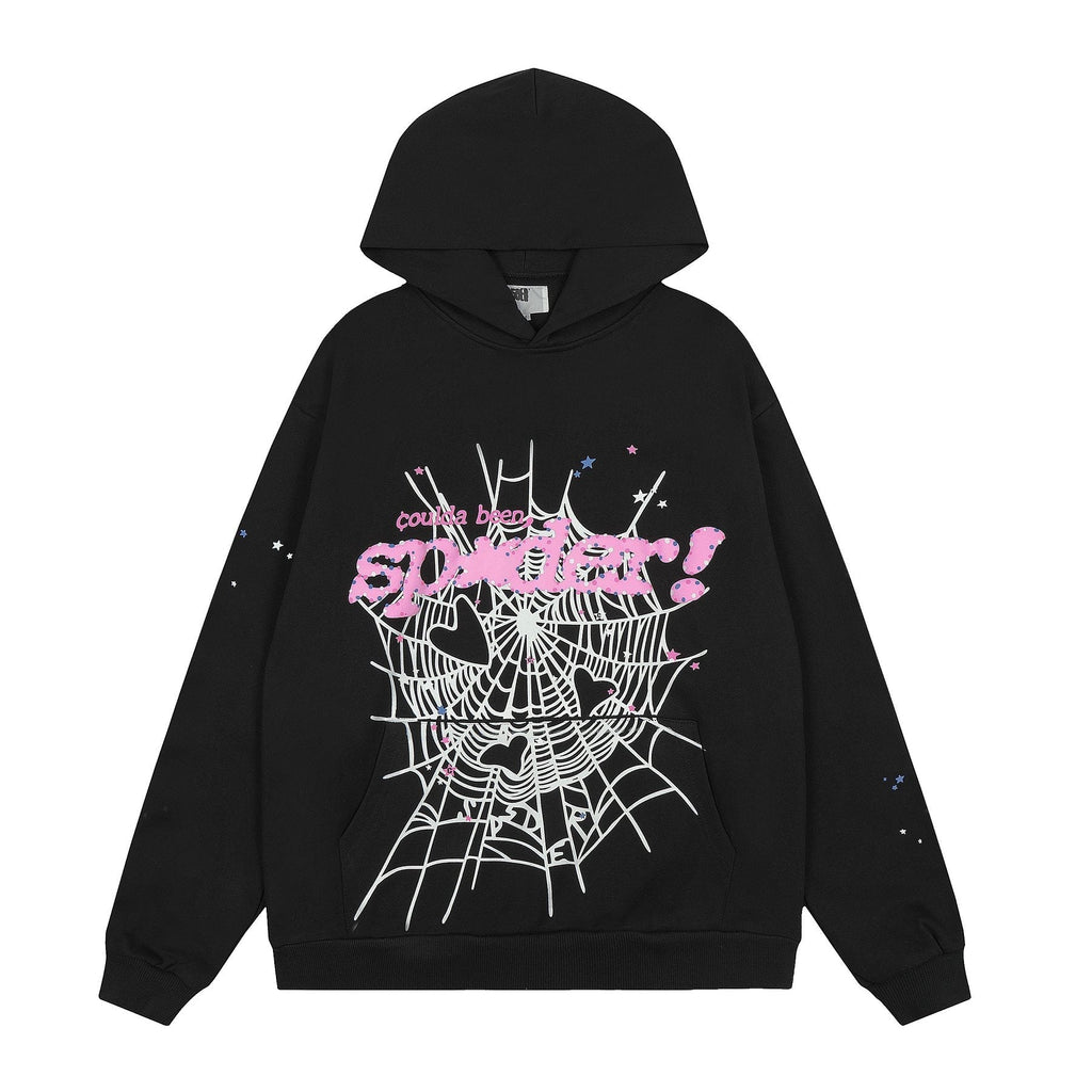 Sp5der Web & Star Graphic Matching Set - Black ¡ª front