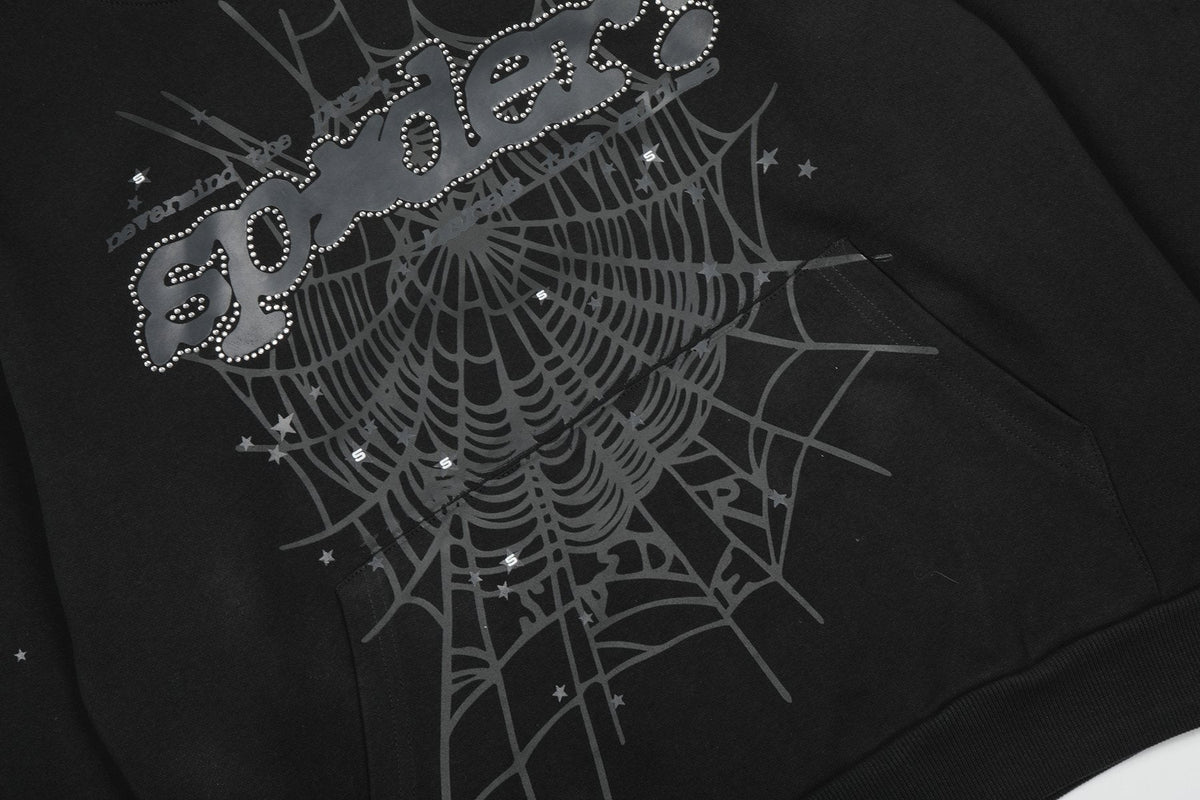 Sp5der Black Spiderweb Graphic Matching Set ¡ª detail