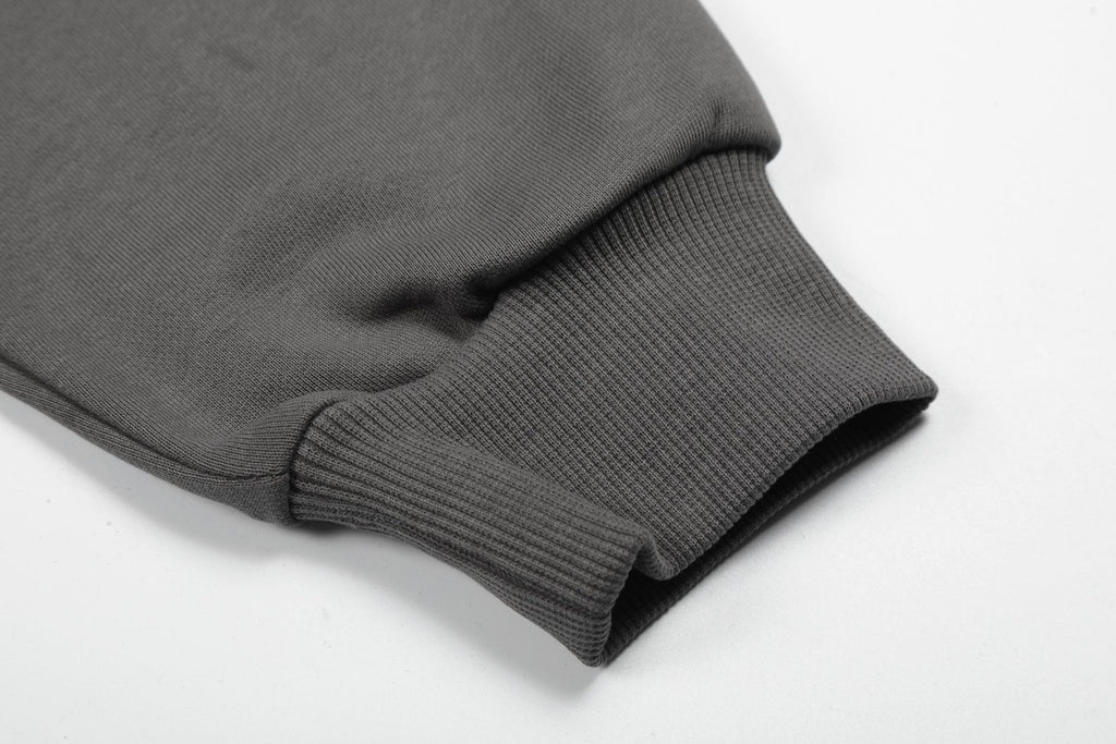 Sp5der Charcoal Gray Hoodie & Sweatpants Matching Set ¡ª detail