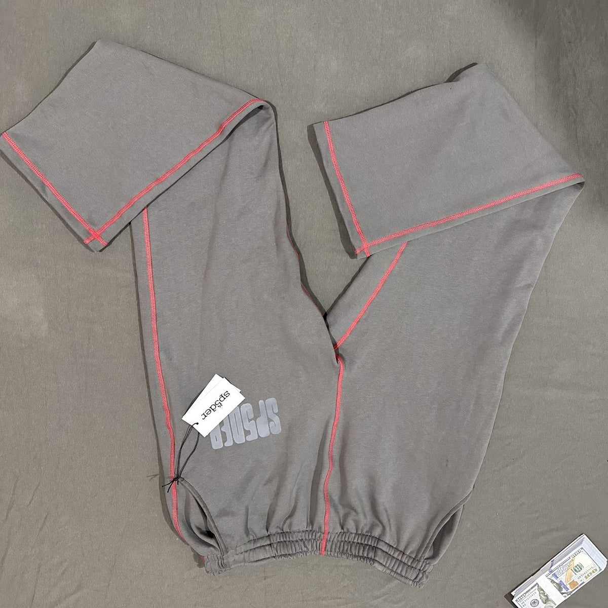 Sp5der Charcoal Gray Web Graphic Matching Set ¡ª hang_tag