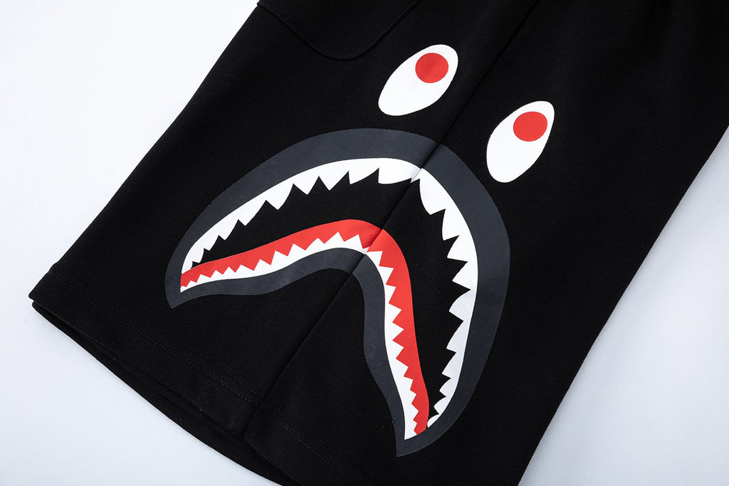 BAPE Shark Eye Graphic Sweat Shorts ¡ª detail
