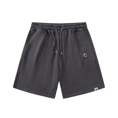 BAPE Ape-Head Logo Drawstring Shorts ¡ª front