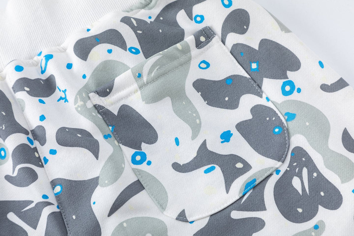 BAPE Camo Shark Graphic Shorts ¡ª detail