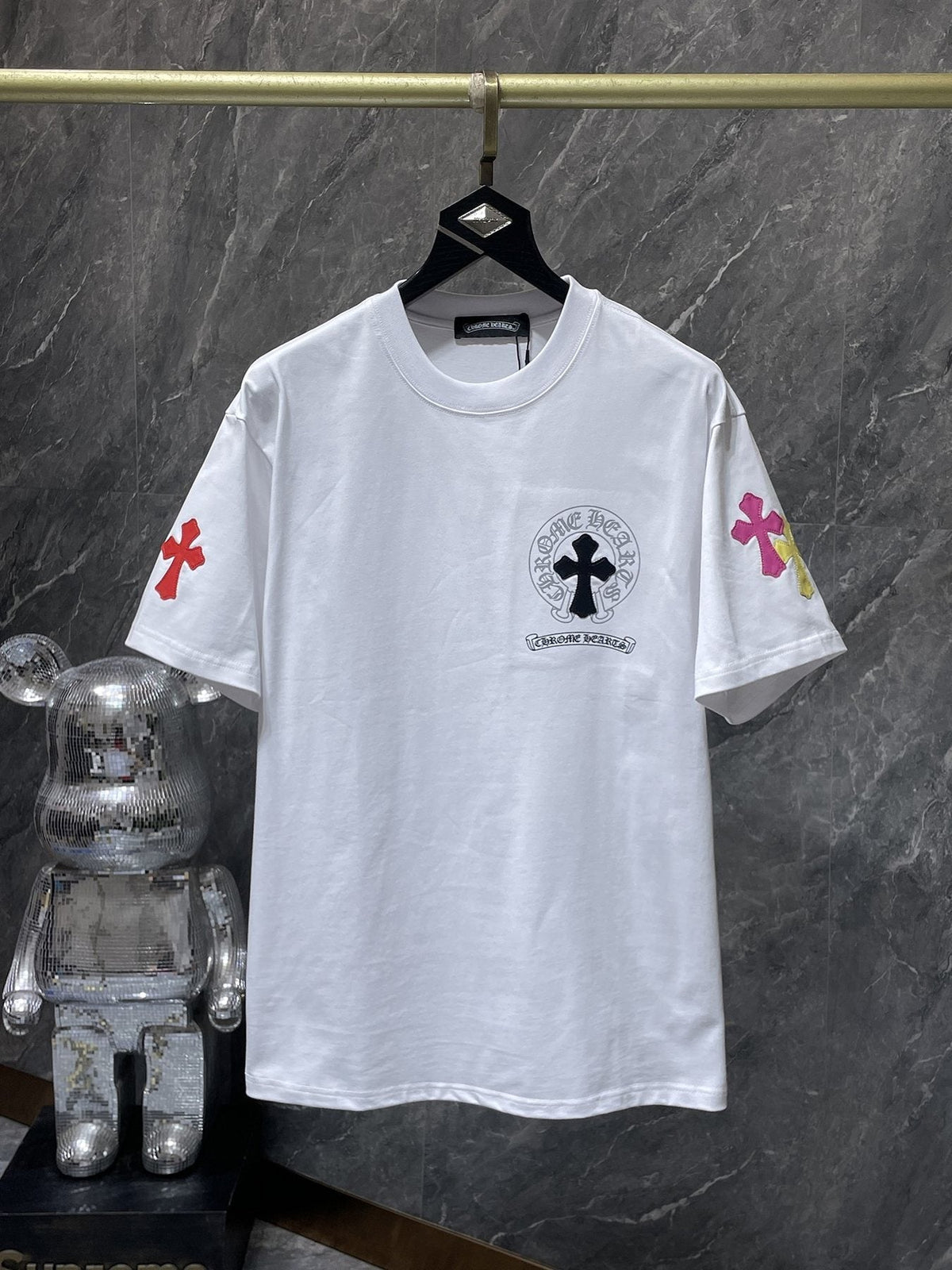 Chrome Hearts Cross Graphic Short-Sleeve T-Shirt ¡ª front