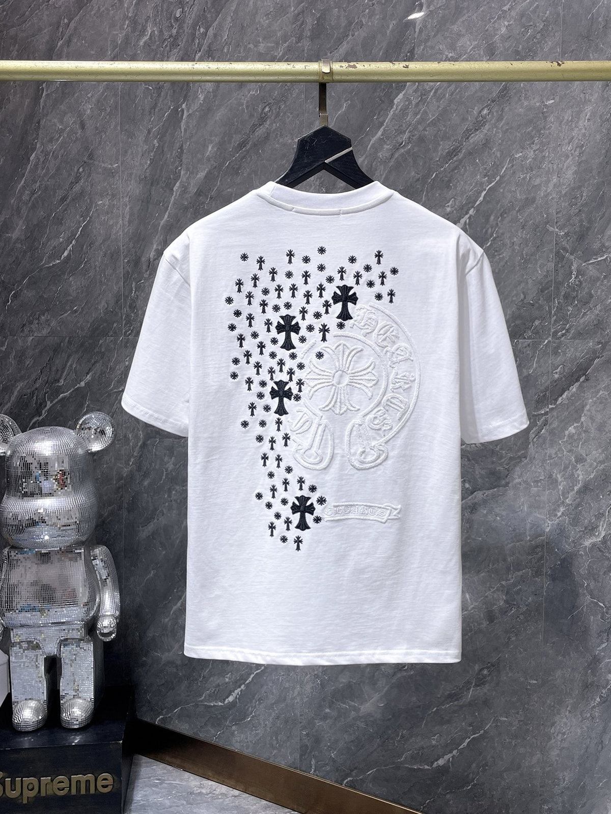Chrome Hearts Cross Floral Graphic T-Shirt ¡ª back