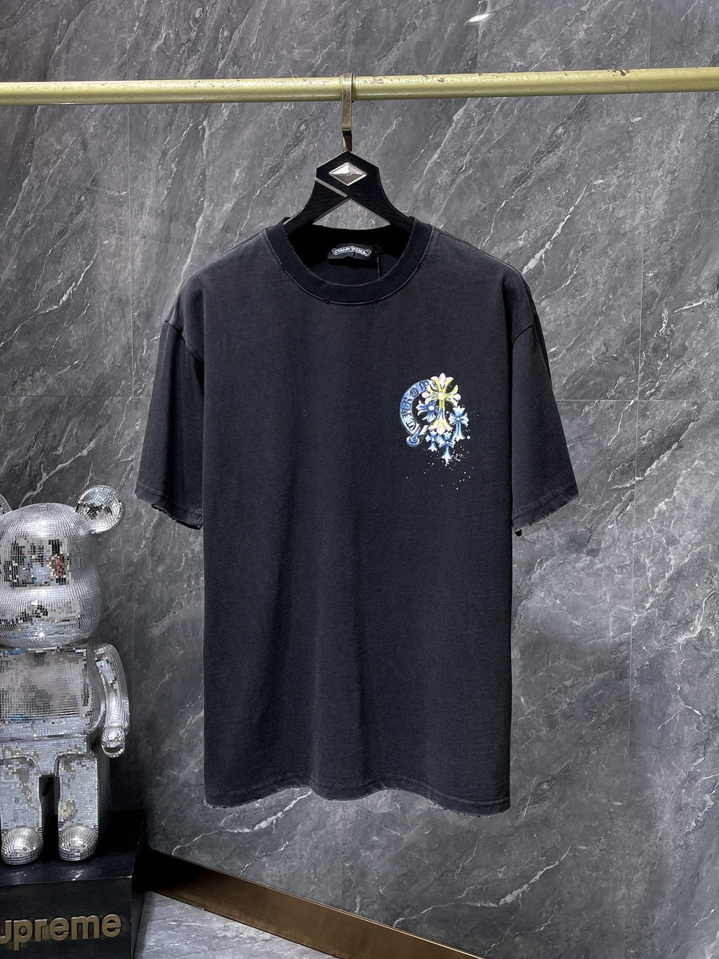 Chrome Hearts Colorful Horseshoe Cross Graphic T-Shirt ¡ª hero