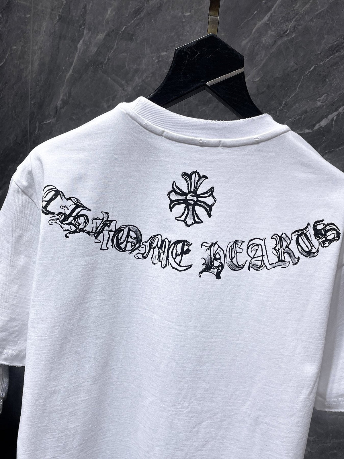Chrome Hearts Cross Graphic Short-Sleeve T-Shirt ¡ª detail