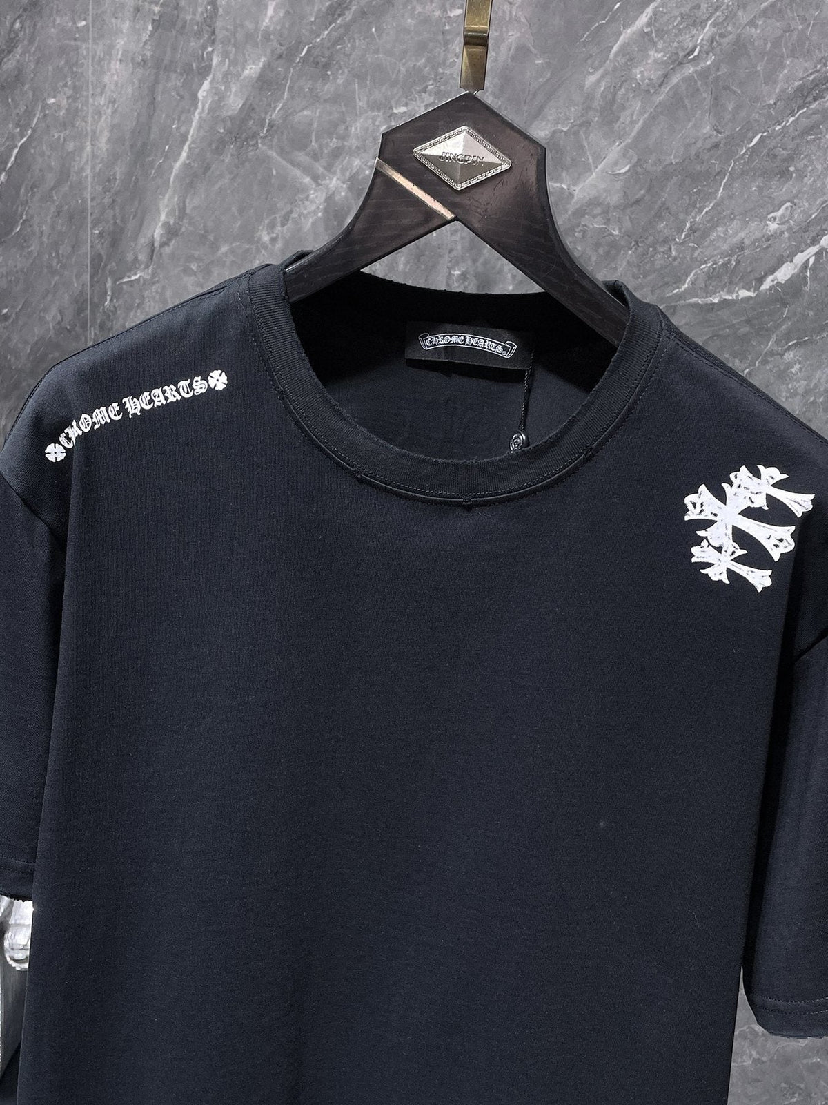 Chrome Hearts Cross Graphic Short-Sleeve T-Shirt ¡ª detail