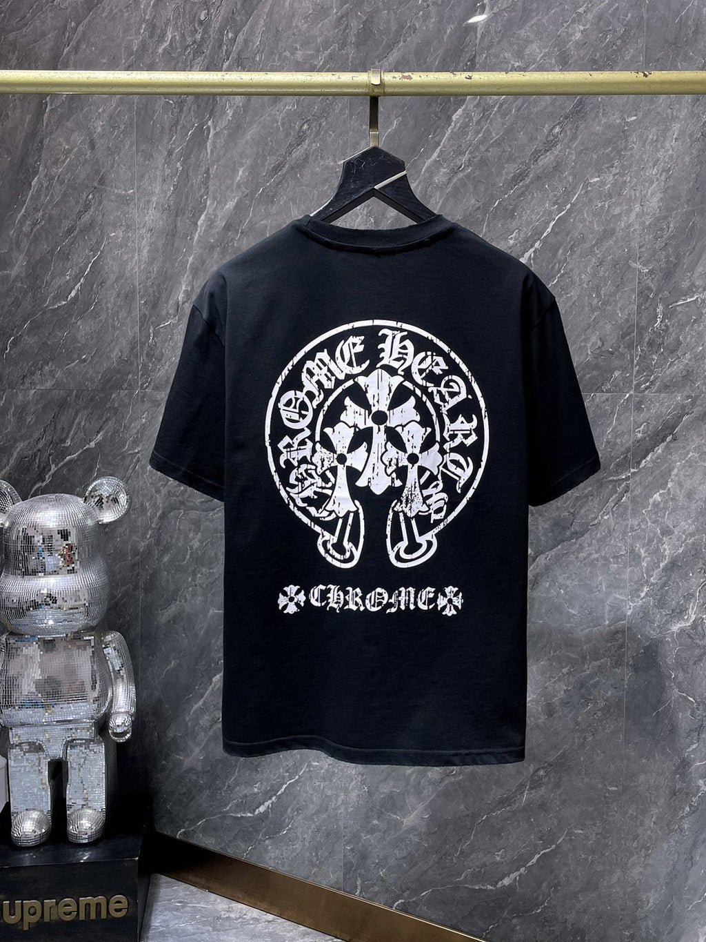Chrome Hearts Horseshoe Cross Graphic T-Shirt ¡ª back