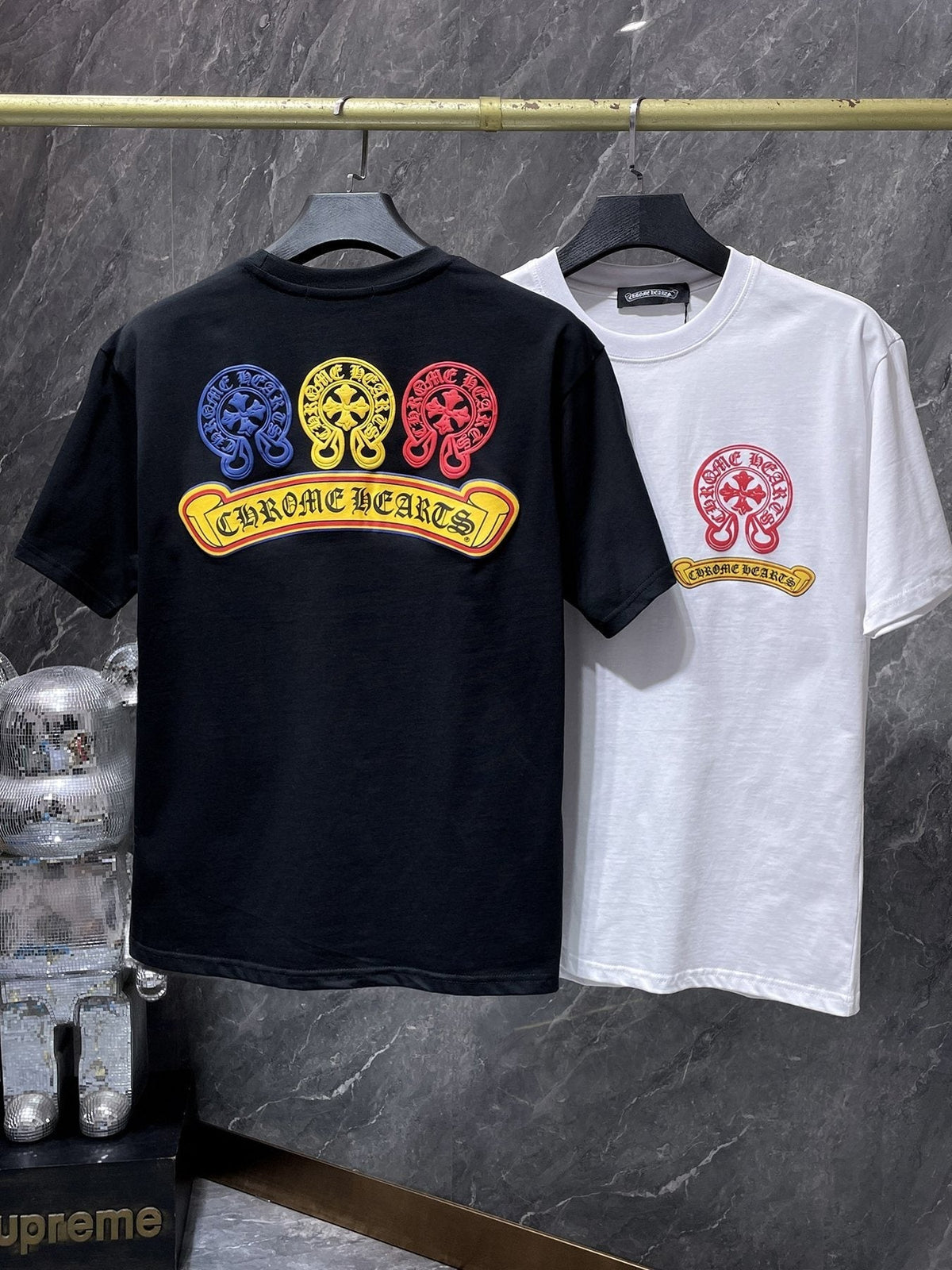 Chrome Hearts Multicolor Horseshoe Graphic T-Shirt ¡ª comparison