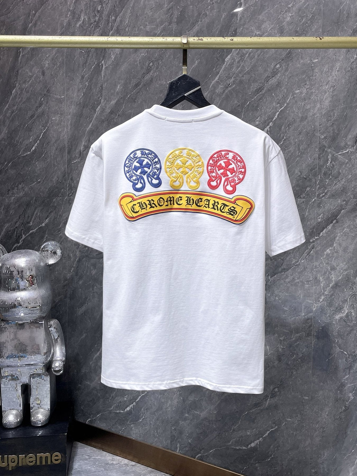 Chrome Hearts Multicolor Horseshoe Graphic T-Shirt ¡ª back