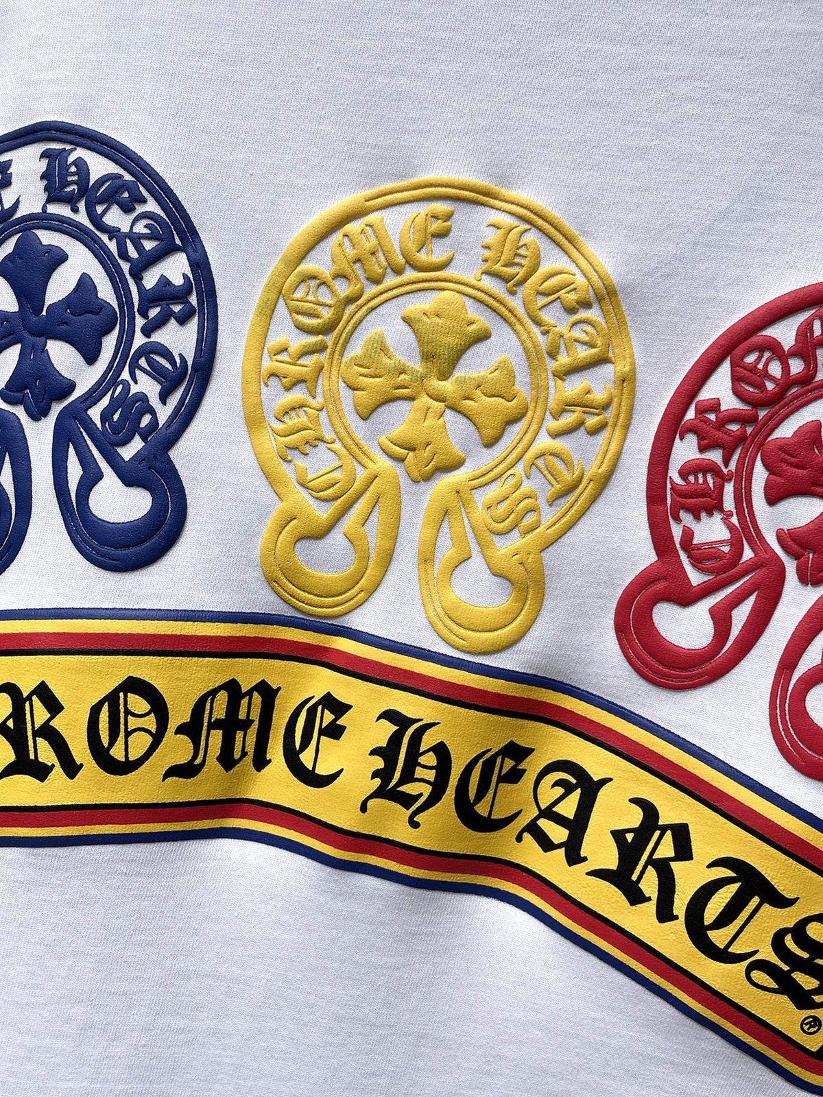 Chrome Hearts Multicolor Horseshoe Graphic T-Shirt ¡ª detail