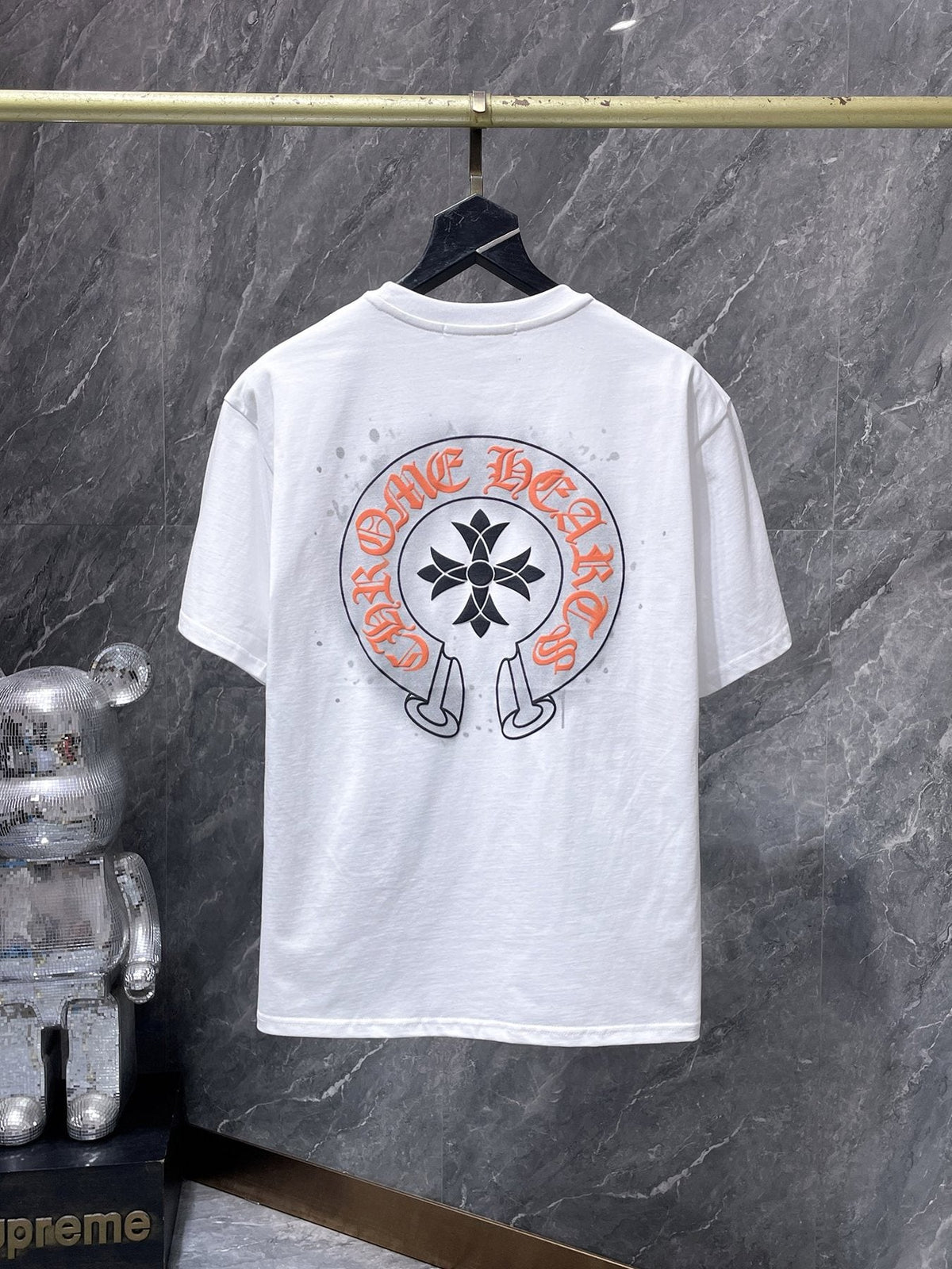 Chrome Hearts Splatter Horseshoe Graphic T-Shirt ¡ª back