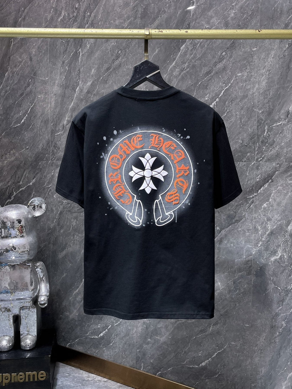 Chrome Hearts Splatter Horseshoe Graphic T-Shirt ¡ª back