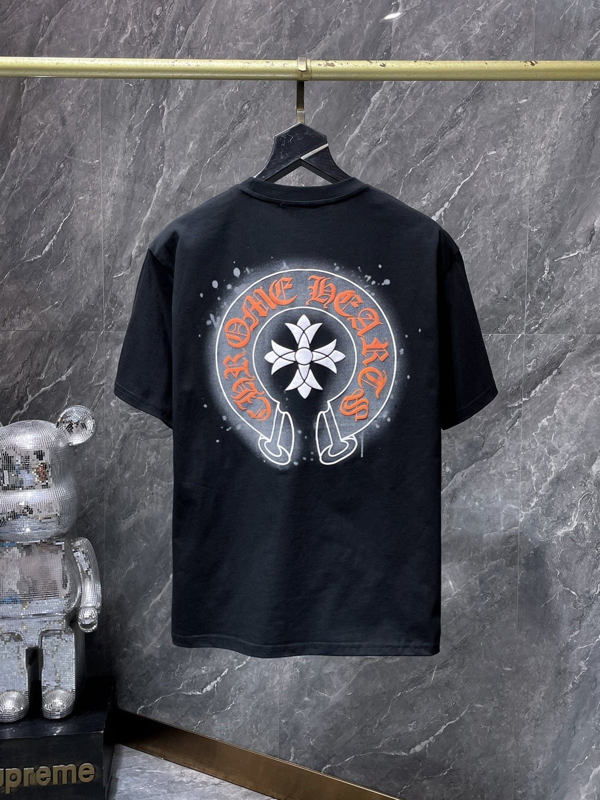 Chrome Hearts Splatter Horseshoe Graphic T-Shirt ¡ª back