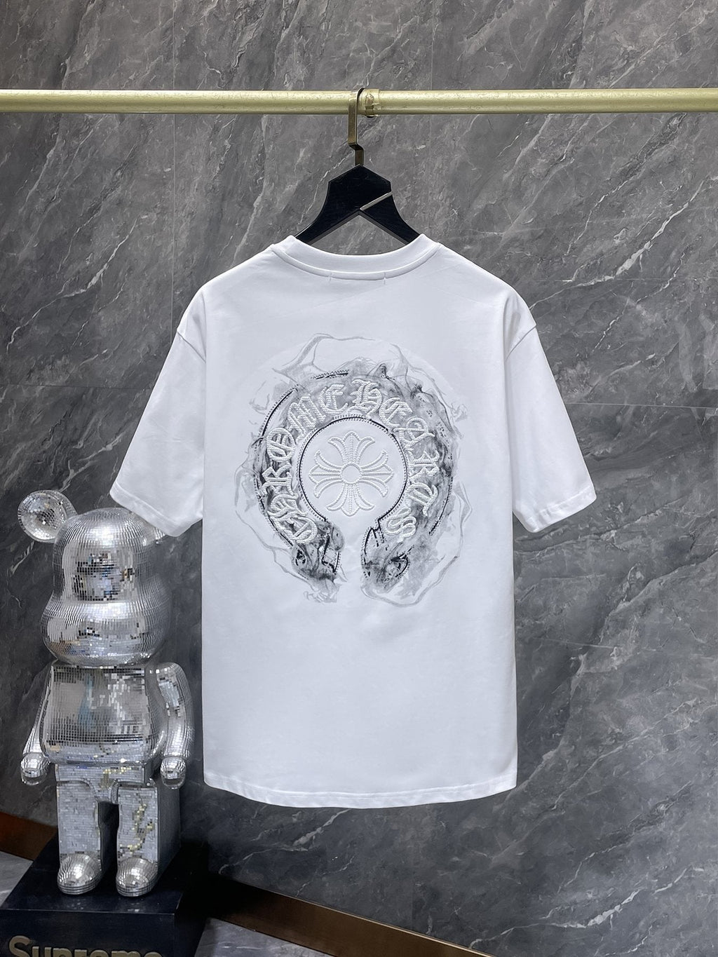 Chrome Hearts Horseshoe Graphic Short-Sleeve T-Shirt ¡ª back