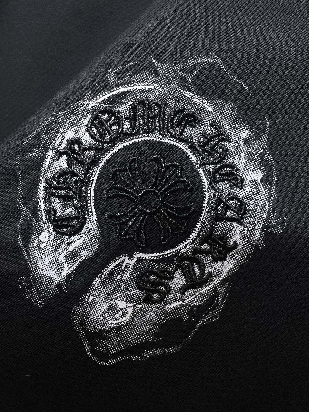 Chrome Hearts Horseshoe Graphic Short-Sleeve T-Shirt ¡ª detail